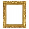 Cornice rettangolare in legno, Francesina oro 30x40 cm s.s.