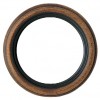 Cornice rotonda in legno, noce da 70 cm