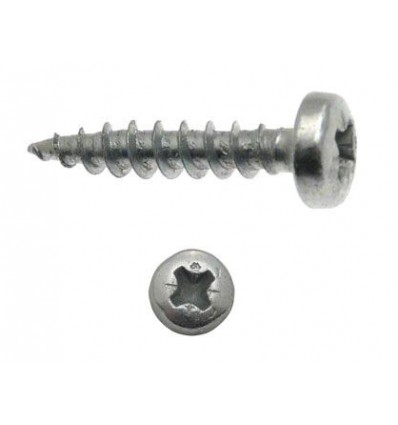 Vite ferro testa piana diam. 3,5mm, l.12mm "MyArte" - 1000pz