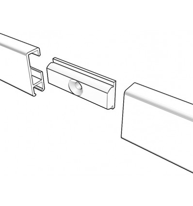 Connessione dritta in rame "MyArte" - 1 pz