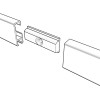 Connessione dritta in rame "MyArte" - 1 pz