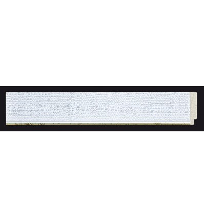 PASS 4.5 cm PRESSATO BIANCO FILO ORO