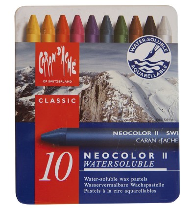 Caran d'Ache "Neocolor II" 10 pastelli