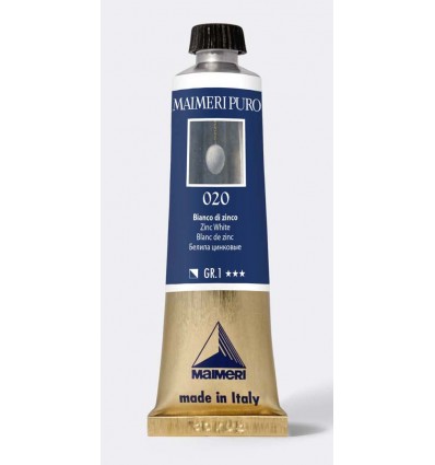 Colore ad olio purissimo Binaco zinco 40 ml "Maimeri Puro"