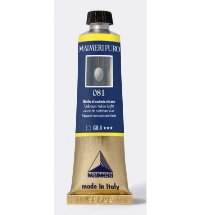 Colore ad olio purissimo Giallo cadmio ch.40 ml Maimeri