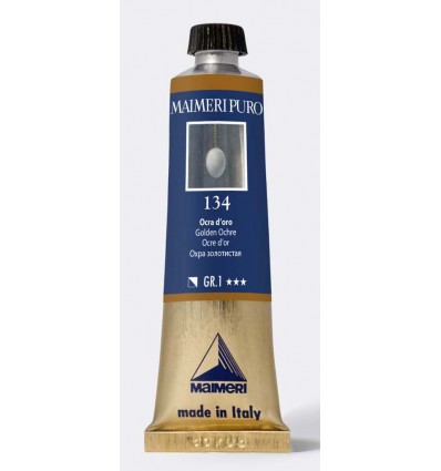 Colore ad olio purissimo Ocra d'oro 40 ml Maimeri