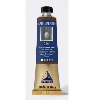 Colore ad olio purissimo Terra di Siena scura 40 ml Maimeri