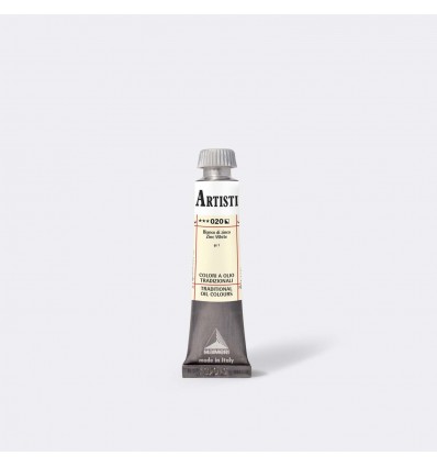 Colore ad olio "Artisti" Bianco di zinco 20 ml Maimeri