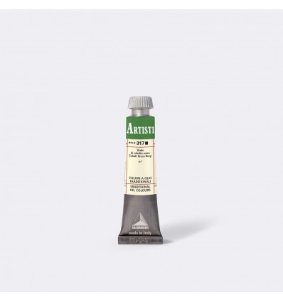 Colore ad olio "Artisti" Verde cobalto scuro 20 ml Maimeri