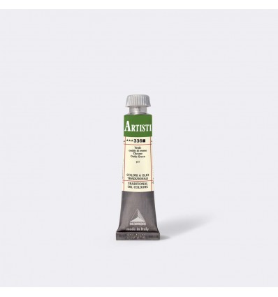 Colore ad olio "Artisti" Verde ossido di cromo 20 ml Maimeri