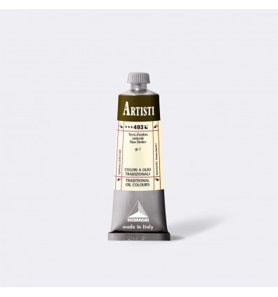 Olio Terra Ombra Naturale Titanio Extra Fine 6 - Colore Ad Olio Da 20 Ml, N. 74, Per Artisti