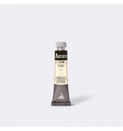 Colore ad olio "Artisti" Nero d'avorio 20 ml Maimeri