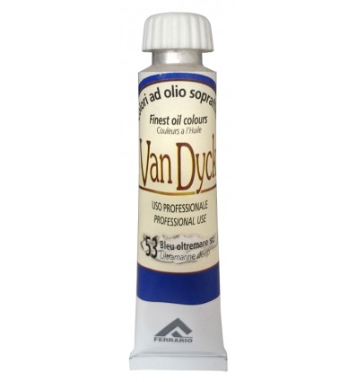 Colore ad olio sopraffino, 20 ml Bleu Parigi FERRARIO