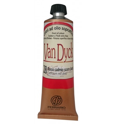 Colore ad olio sopraffino, 60 ml Rosso Pozzuoli FERRARIO