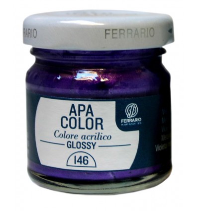 Apa Color "Ferrario" - Bleu Cyan metal 40 ml