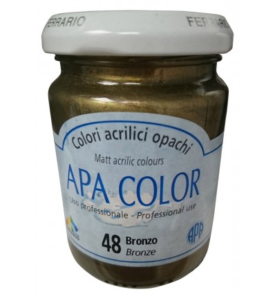 Colore acrilico opaco,150 ml Bianco Titanio "Ferrario"