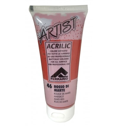 Colore acrilico serie ARTIST 100 ml satinato Bianco