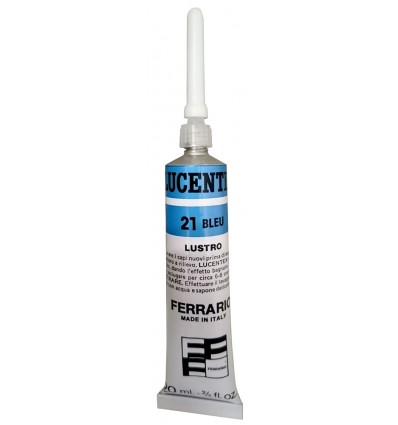 Colore acrilico per tessuto, 20 ml Bleu scuro FERRARIO