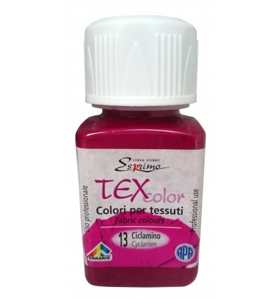 Colore per tessuto, normale, 50 ml Ciclamino FERRARIO