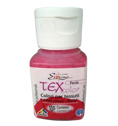 Colore per tessuto, perlescente, 50 ml Bianco FERRARIO