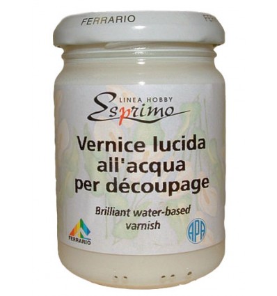 Vernice lucida all'acqua Ferrario 150 ml