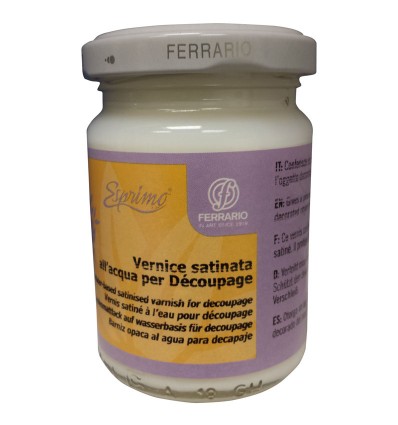 Vernice satinata all'acqua Ferrario 150 ml