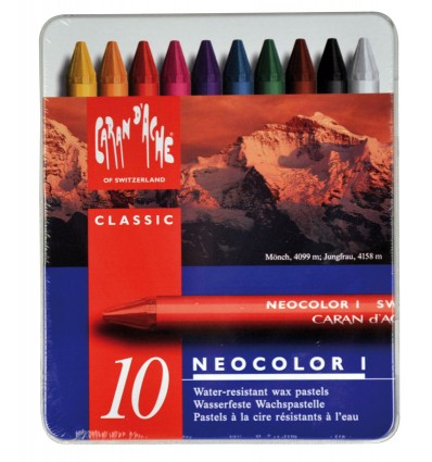 Caran d'Ache "Neocolor I" 10 pastelli