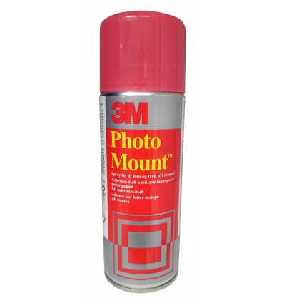 Adesivo spray Photo Mount "3M" 400 ml, permanente.