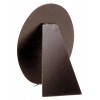 Schienale per portafoto ovale, nero, 10x15 cm