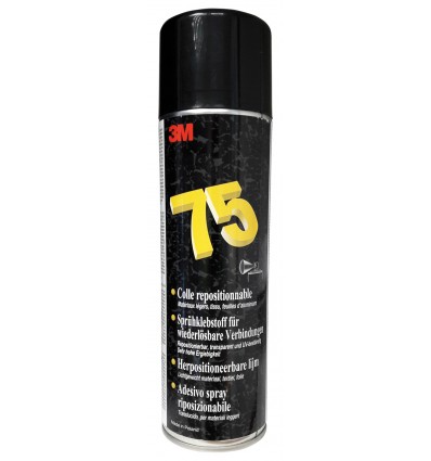 COLLA SPRAY 75 RIPOSIZIONABILE 3M, BOMBOLETTA DA 500 ML