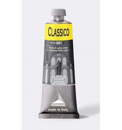 Colore ad olio extrafine, 60 ml Giallo cadmio chi. "MAIMERI"