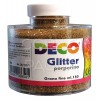 GLITTER A GRANA FINE, BARATTOLO ML. 150 - ORO