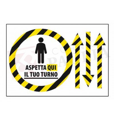 STICKER DA TERRA PRETAGLIATO CALPESTABILE