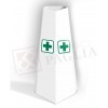 TOTEM PORTA DISINFETTANTE IN ALLUMINIO