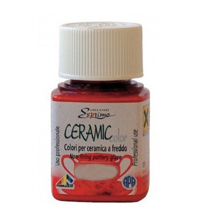 Colori per ceramica a freddo FERRARIO da 50 ml ARANCIO