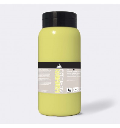 AM COLORE ACRILICO SATINATO 1000 ML GIALLO NAPOLI CH. MAIMERI