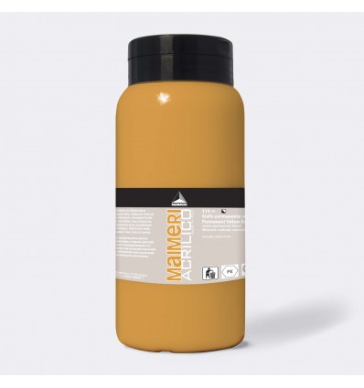 AM COLORE ACRILICO SATINATO 1000 ML GIALLO PERM. SCURO MAIMERI