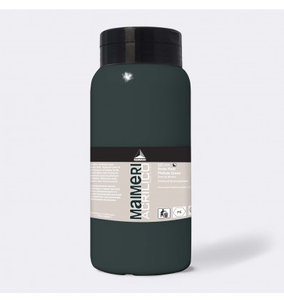 AM COLORE ACRILICO SATINATO 1000 ML VERDE FTALO MAIMERI