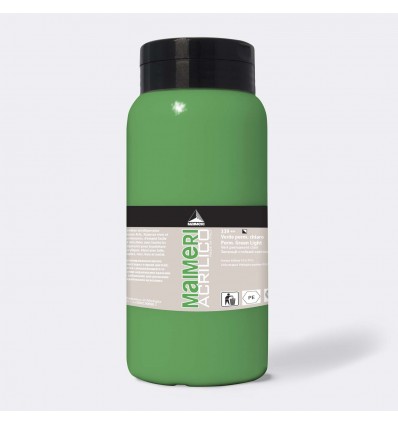 AM COLORE ACRILICO SATINATO 1000 ML VERDE PERMANENTE CHAIRO MAIMERI