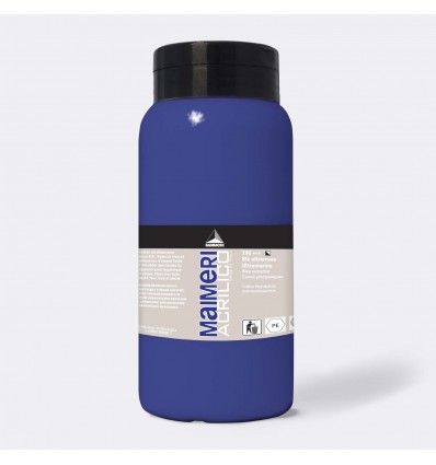 AM COLORE ACRILICO SATINATO 1000 ML BLU OLTREMARE MAIMERI