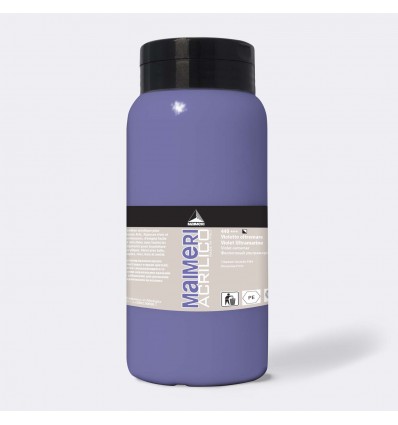 AM COLORE ACRILICO SATINATO 1000 ML VIOLETTO OLTREMARE MAIMERI