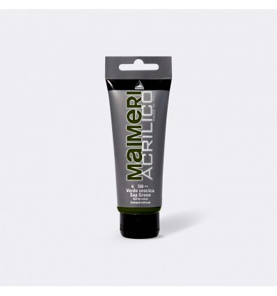 Colore acrilico satinato, 75 ml Verde vescica MAIMERI