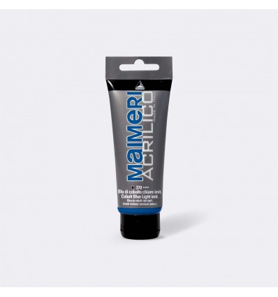 Colore acrilico satinato, 75 ml Blu cobalto chi. im. MAIMERI