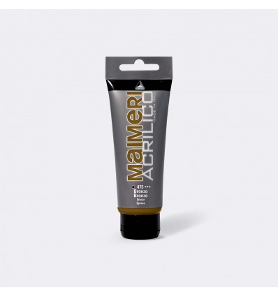 Colore acrilico satinato, 75 ml Bronzo MAIMERI