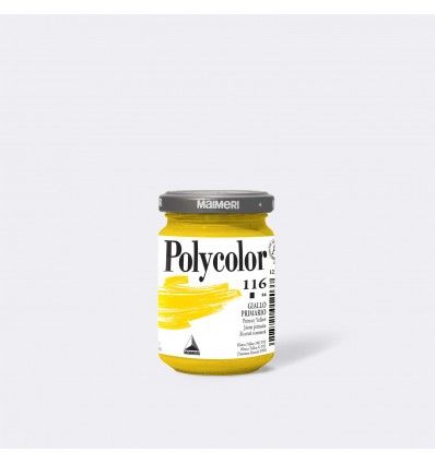 Colore acrilico opaco da 140 ml Giallo primario "Maimeri"