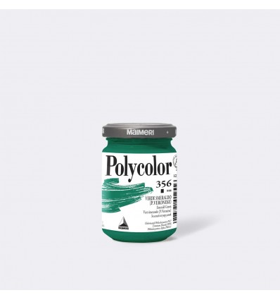 Colore acrilico opaco da 140 ml Verde smeraldo P.V. Maimeri