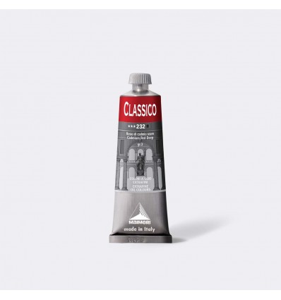 Colore ad olio extrafine, 60 ml Rosso cadmio scuro "MAIMERI"