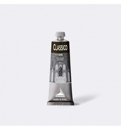 Colore ad olio extrafine, 60 ml Nero d'avorio "MAIMERI"