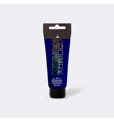 Colore acrilico satinato, 75 ml Blu oltremare scuro MAIMERI
