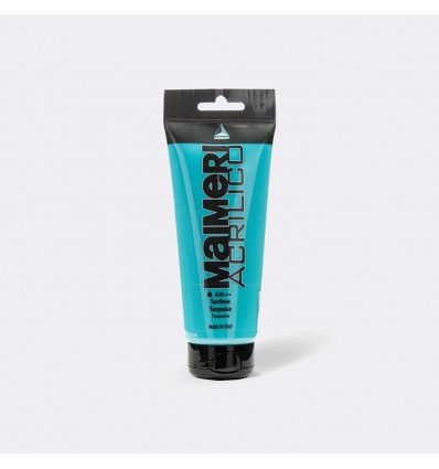 Colore acrilico satinato, 75 ml Turchese MAIMERI